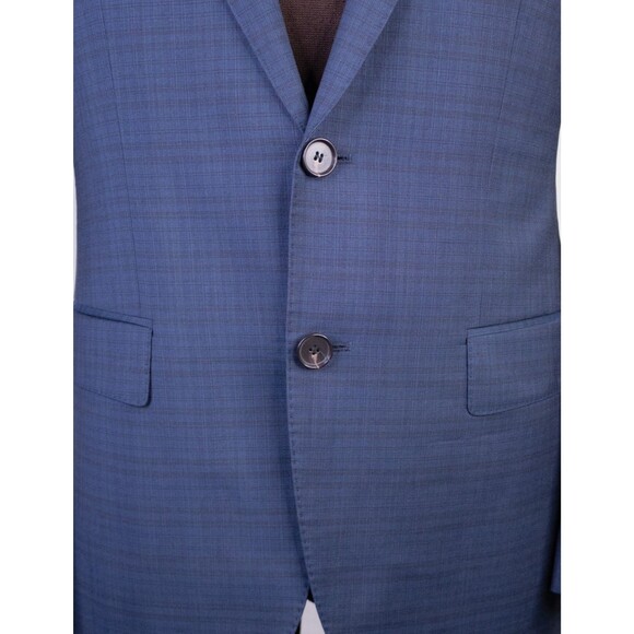 Hugo Boss The JAMES Blazer Sport Coat 2-Button Casual Jacket 36R Wool Check Blue - Picture 3 of 15